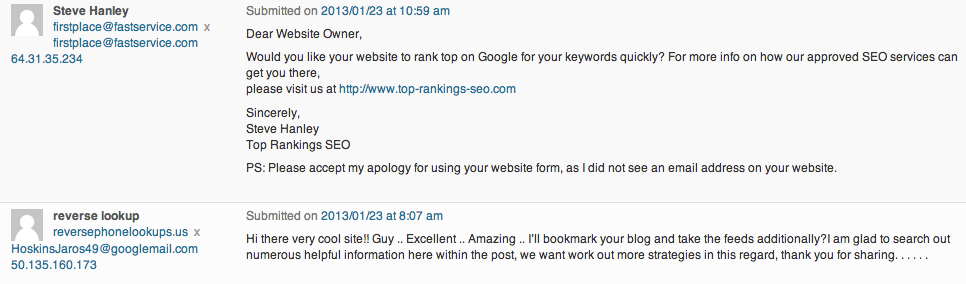Understanding and Catching Blog (Comment) Spam Understanding and Catching Blog (Comment) Spam